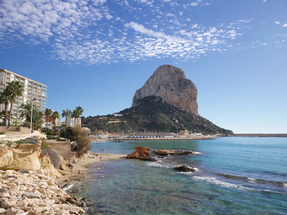 Calpe aan de Costa Blanca